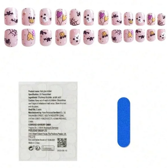 24 Short Square Nails, NIB - Picture 3 of 5